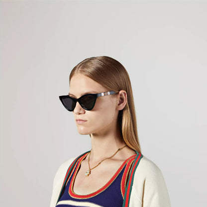 Occhiali da sole Gucci Cat eye in acetato