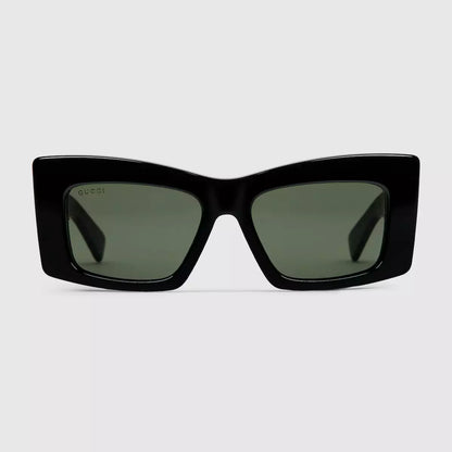 Occhiali da sole Gucci con montatura quadrata - Nero