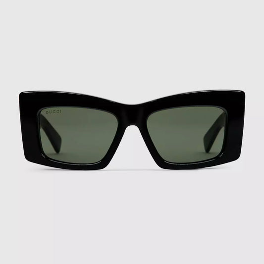 Occhiali da sole Gucci con montatura quadrata - Nero