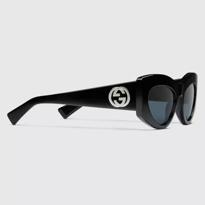 Occhiali da sole Gucci con montatura cat-eye - Nero