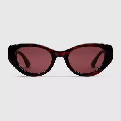 Occhiali da sole Gucci con montatura cat-eye - Marrone