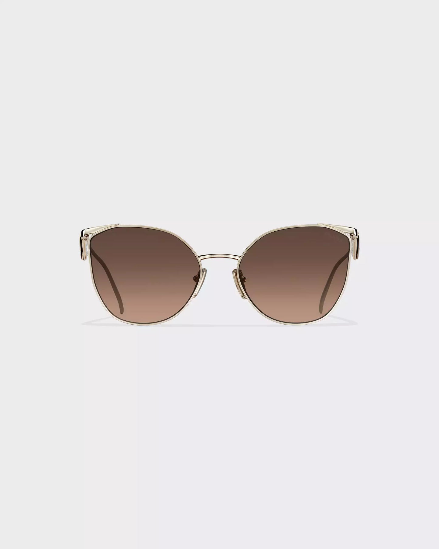 Occhiali da sole Prada - Lenti grigio antracite sfumato e beige cammeo